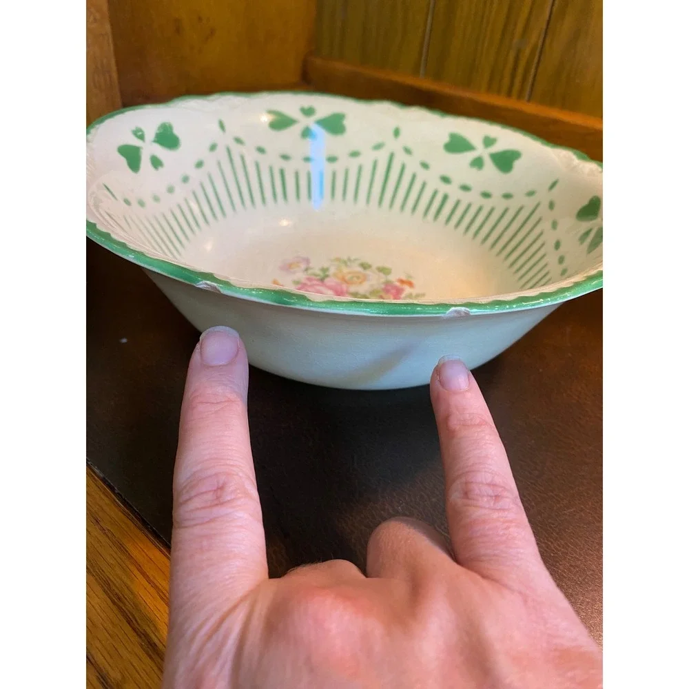 Homer Laughlin Virginia Rose Serving Bowl‎ Vintage 9